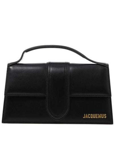 Le Grand Bambino Leather Tote Bag Black - JACQUEMUS - BALAAN 2