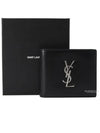 East/West Wallet In Smooth Leather Black - SAINT LAURENT - BALAAN 2