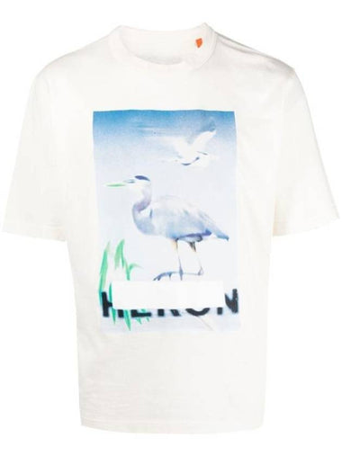 Censored Heron Short Sleeve T-Shirt White - HERON PRESTON - BALAAN 1