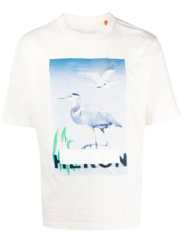 Censored Heron Short Sleeve T-Shirt White - HERON PRESTON - BALAAN 1