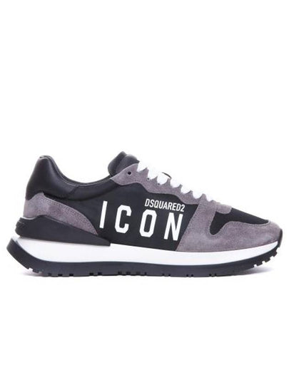 Icon Running Low Top Sneakers Grey - DSQUARED2 - BALAAN 2