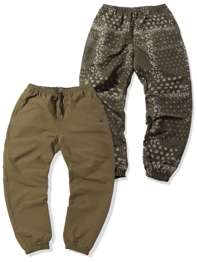 Reversible Bandana Banding Track Pants Khaki - OFFGRID - BALAAN 4