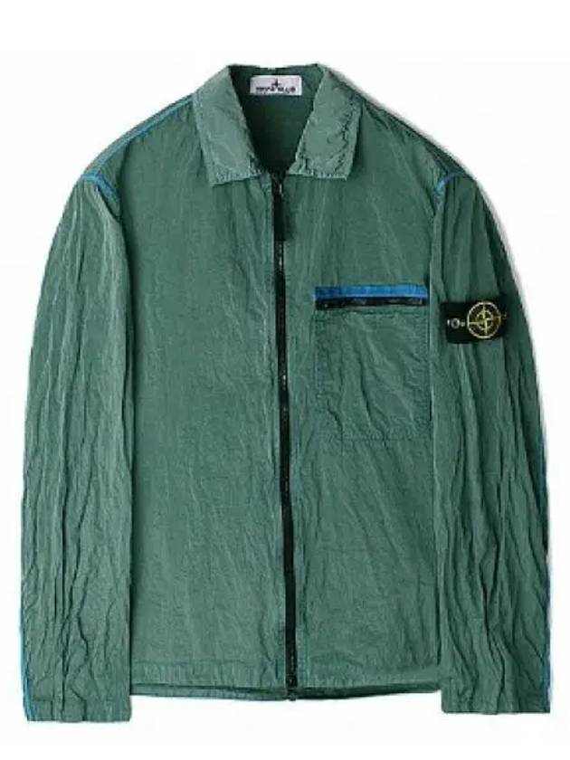 Nylon Metal Econyl Regenerated Zip-Up Jacket Green - STONE ISLAND - BALAAN 2