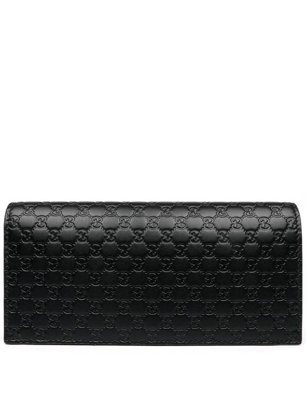 Micro GG Ssima Long Wallet Black - GUCCI - BALAAN 2