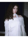 Youth off-shoulder wool sweater ivory - LETTER FROM MOON - BALAAN 3