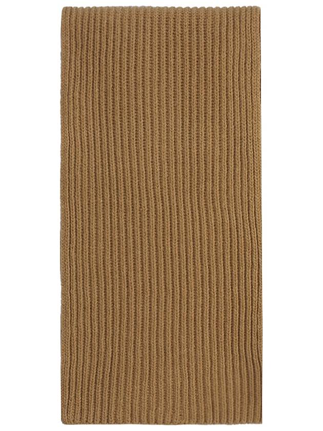 Wool Muffler Brown - GANNI - BALAAN 2