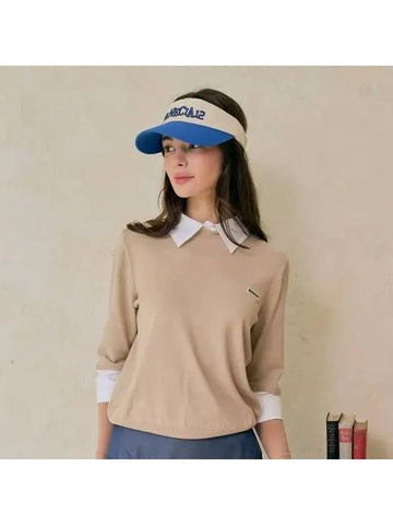 Shirt collar short sleeve beige - BENECIA12 - BALAAN 1