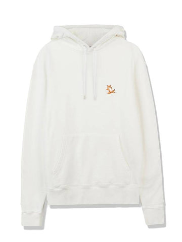 Chillax Fox Patch Classic Hoodie Ecru - MAISON KITSUNE - BALAAN 1