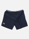 Flat Nylon Logo Patch Utility Swim Shorts Navy - CP COMPANY - BALAAN 2