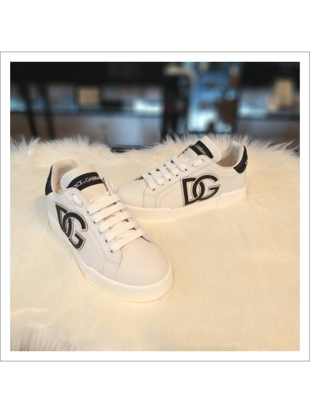 DG Logo Portofino Low Top Sneakers White - DOLCE&GABBANA - BALAAN 5