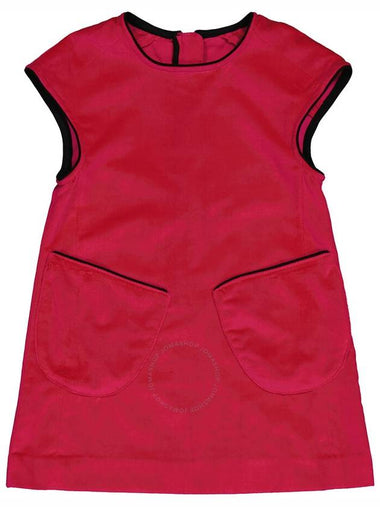 Burberry Girls Raspberry Anika Sleeveless Dress, Size 6Y - BURBERRY - BALAAN 1