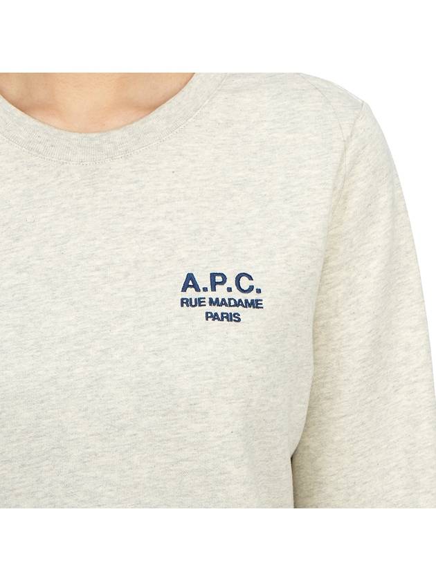 Skye Logo Sweatshirt Grey - A.P.C. - BALAAN 11