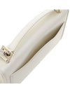 V Logo Plaque Foldover Shoulder Bag White - VALENTINO - BALAAN 9