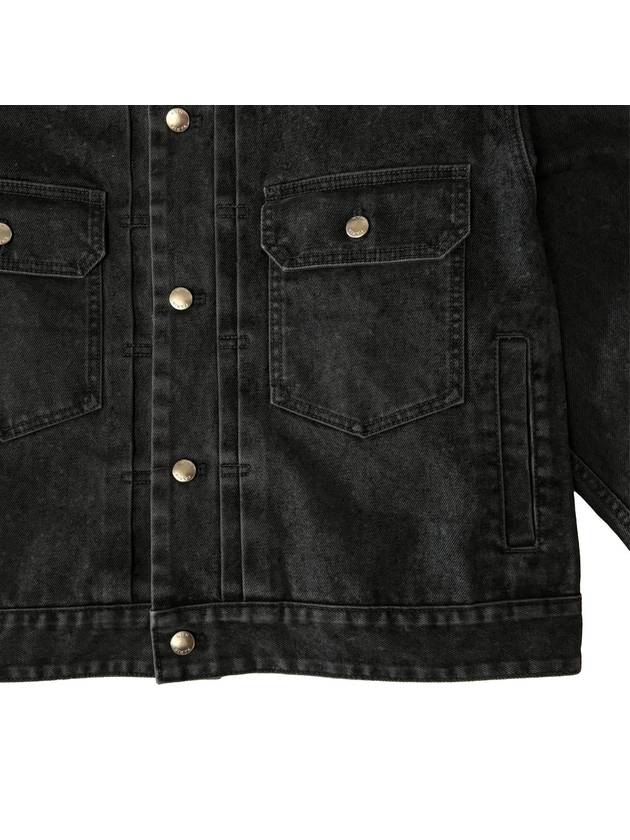 Regular Denim Jacket Black - WOOYOUNGMI - BALAAN 5