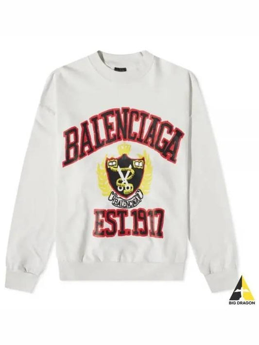 Graphic Printing Sweatshirt White - BALENCIAGA - BALAAN 2