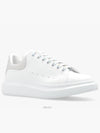 Oversized Leather Low Top Sneakers White - ALEXANDER MCQUEEN - BALAAN 4