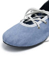 Women s PINA Cotton Canvas Ballerina Shoes Sky Blue SH0003 BL - PALOMA WOOL - BALAAN 6