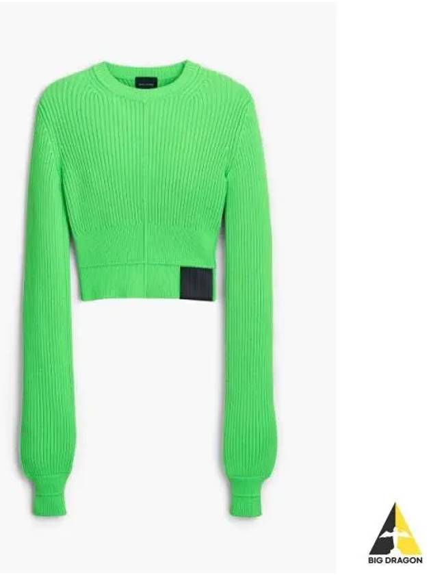 Classic Wool Femme Crewneck Sweater Apple MJWAW23001YGX - MARC JACOBS - BALAAN 1