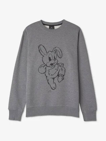 Spray Rabbit Logo Sweatshirt Gray M2R027RKP372072 - PAUL SMITH - BALAAN 1