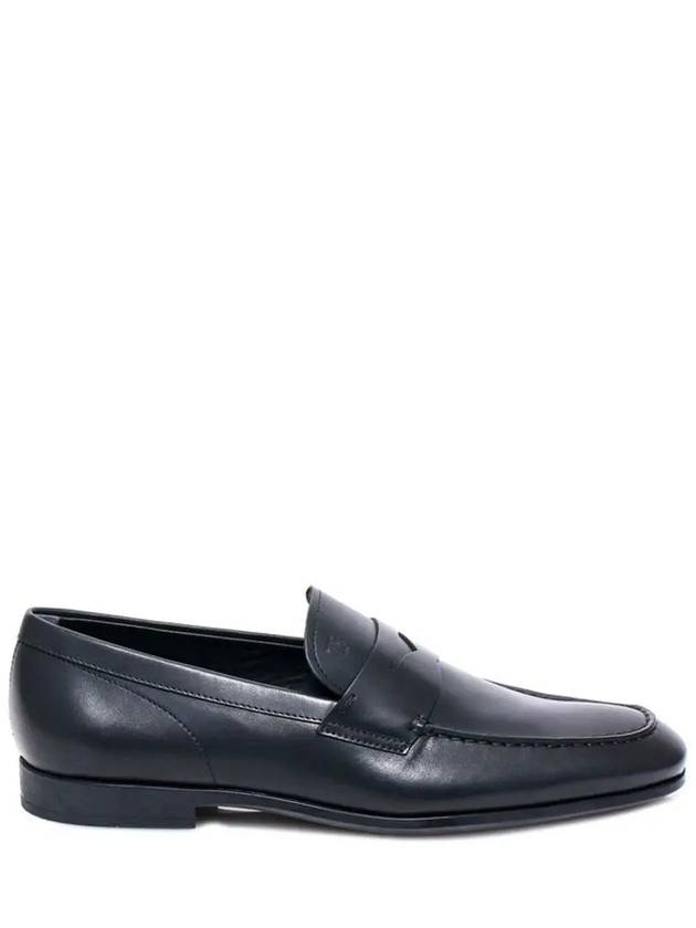 Men's Penny Leather Loafers Black - TOD'S - BALAAN 2