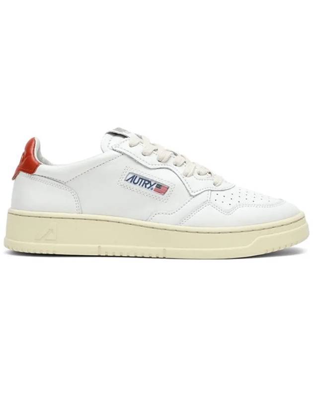 Medalist Orange Tab Low Top Sneakers White - AUTRY - BALAAN 3