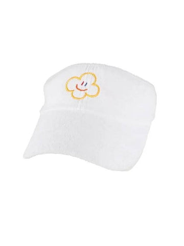 Hello Lala Terry Sun Visor White - LALA SMILE - BALAAN 1