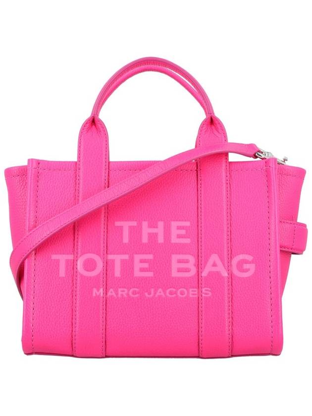 Small Leather Tote Bag Fuchsia - MARC JACOBS - BALAAN 2