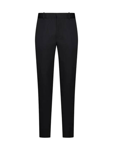 Men's Tailored Cigarette Straight Pants Black - ALEXANDER MCQUEEN - BALAAN 1