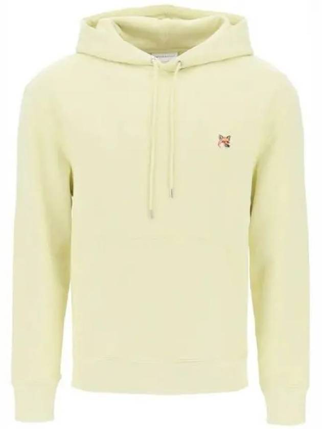 Fox Head Patch Regular Hoodie Chalk Yellow - MAISON KITSUNE - BALAAN 2