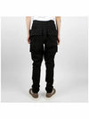 Creatch Cargo Desostring Cotton Straight Pants Black - RICK OWENS - BALAAN 5