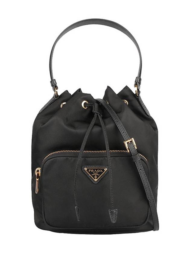 Duet Re-Nylon Bucket Bag Black - PRADA - BALAAN 2