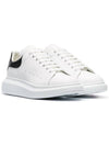 Oversized Leather Tab Low Top Sneakers White - ALEXANDER MCQUEEN - BALAAN 4