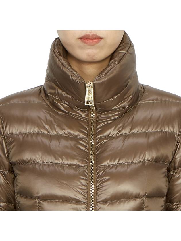 Women's Maria Full Zip Up Padding Brown - HERNO - BALAAN 10