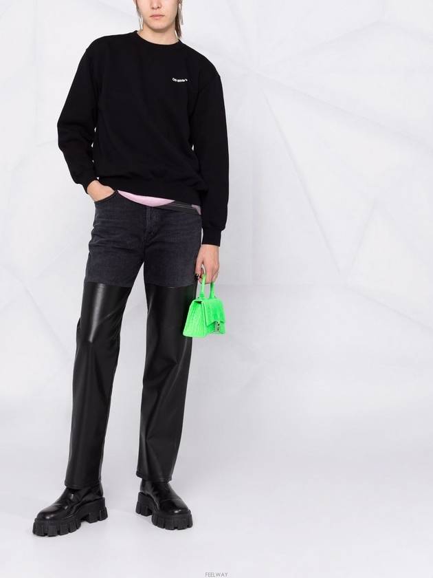 Bag Diagonal Sweatshirt Black - OFF WHITE - BALAAN 4