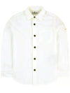 Kids Women Logo Embroidery Shirt White 701610101 V0001 - STONE ISLAND - BALAAN 1