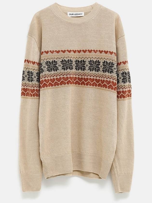 Snow Fair Isle Motif Sweater M2243BS - OUR LEGACY - BALAAN 2