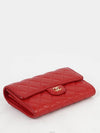 Classic flap medium wallet red gold plated 74267 - CHANEL - BALAAN 3