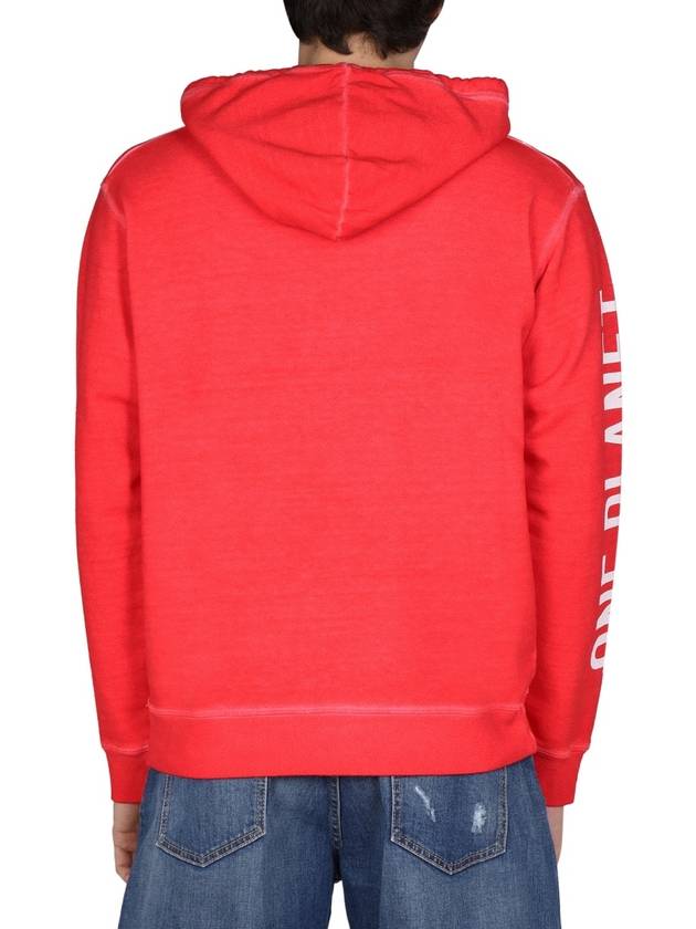 Men's Smiley Hood Red - DSQUARED2 - BALAAN 4