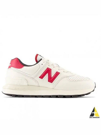 574 Legacy Low Top Sneakers Angora Crimson - NEW BALANCE - BALAAN 2