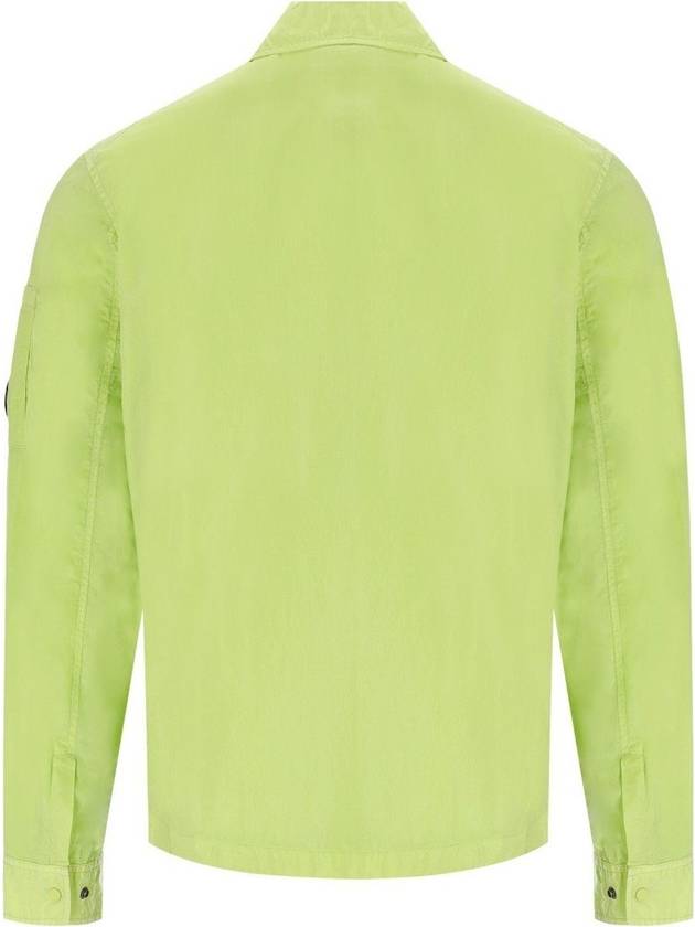 Chrome-R Pocket Over Long Sleeve Shirt Green - CP COMPANY - BALAAN 3