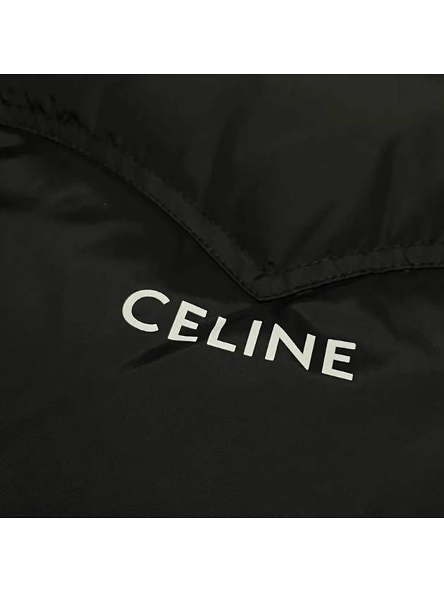 Western Light Weight Nylon Puffer Padding Black - CELINE - BALAAN 5