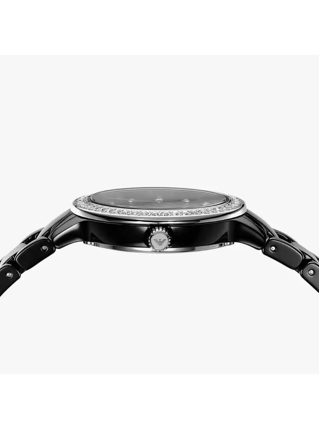 Women’s Cleo Ceramica Metal Watch Black - EMPORIO ARMANI - BALAAN 4