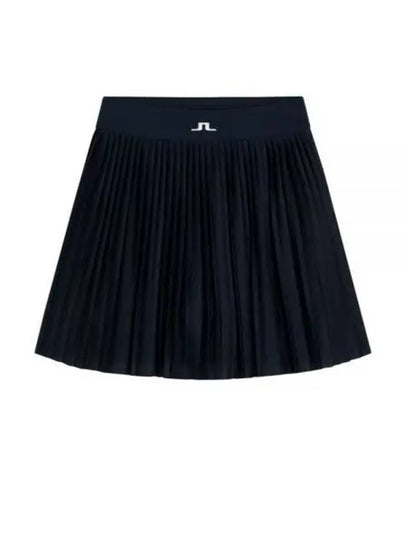 Women's Binx Pleated Skirt Navy - J.LINDEBERG - BALAAN 2