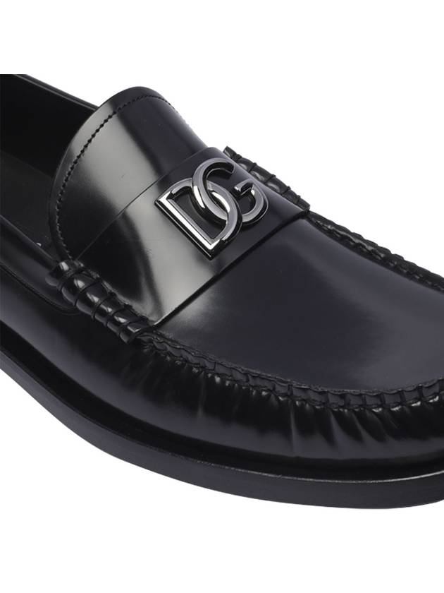 logo decorated leather loafers A30248AQ237 - DOLCE&GABBANA - BALAAN 5