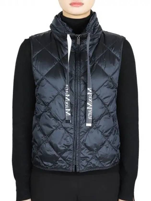 Tregic Water Repellant Technical Canvas Vest Navy - MAX MARA - BALAAN 2