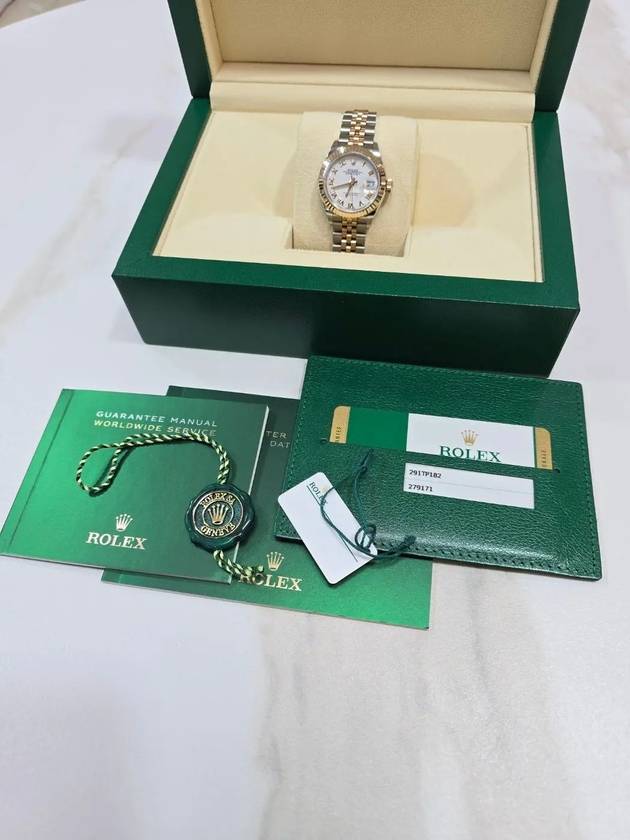 Rolex Datejust 28mm Rose Gold Combi Women s Watch 279171 - ROLEX - BALAAN 4