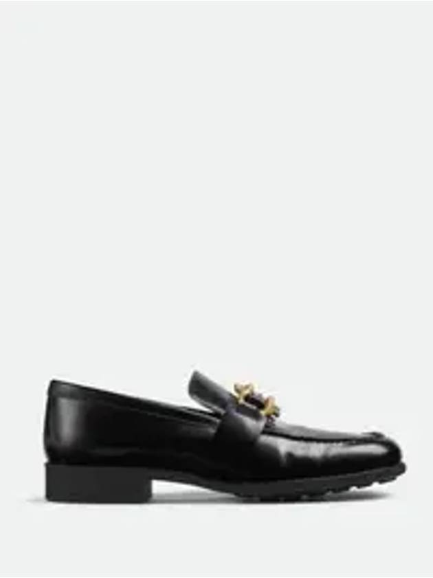 Leather Loafers Black - BOTTEGA VENETA - BALAAN 5