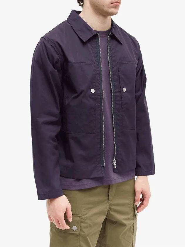 Cotton nylon zip up jacket NCOS S 1 NAVY - NIGEL CABOURN - BALAAN 2