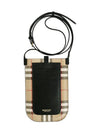 Vintage Check And Strap Phone Case Beige Black - BURBERRY - BALAAN 3