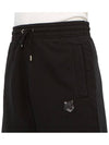 Bold Fox Head Patch Oversized Jog Shorts Black - MAISON KITSUNE - BALAAN 8